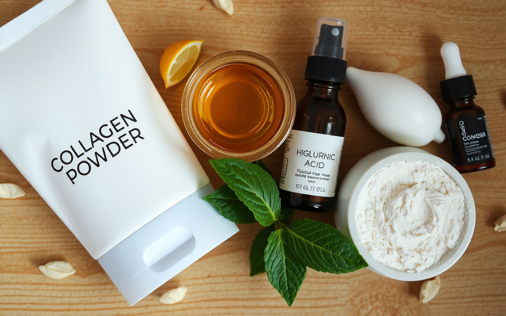 Natural ingredients for daily facial cream